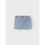 Name It Light Blue Denim Ryan Stripe Denim Shorts