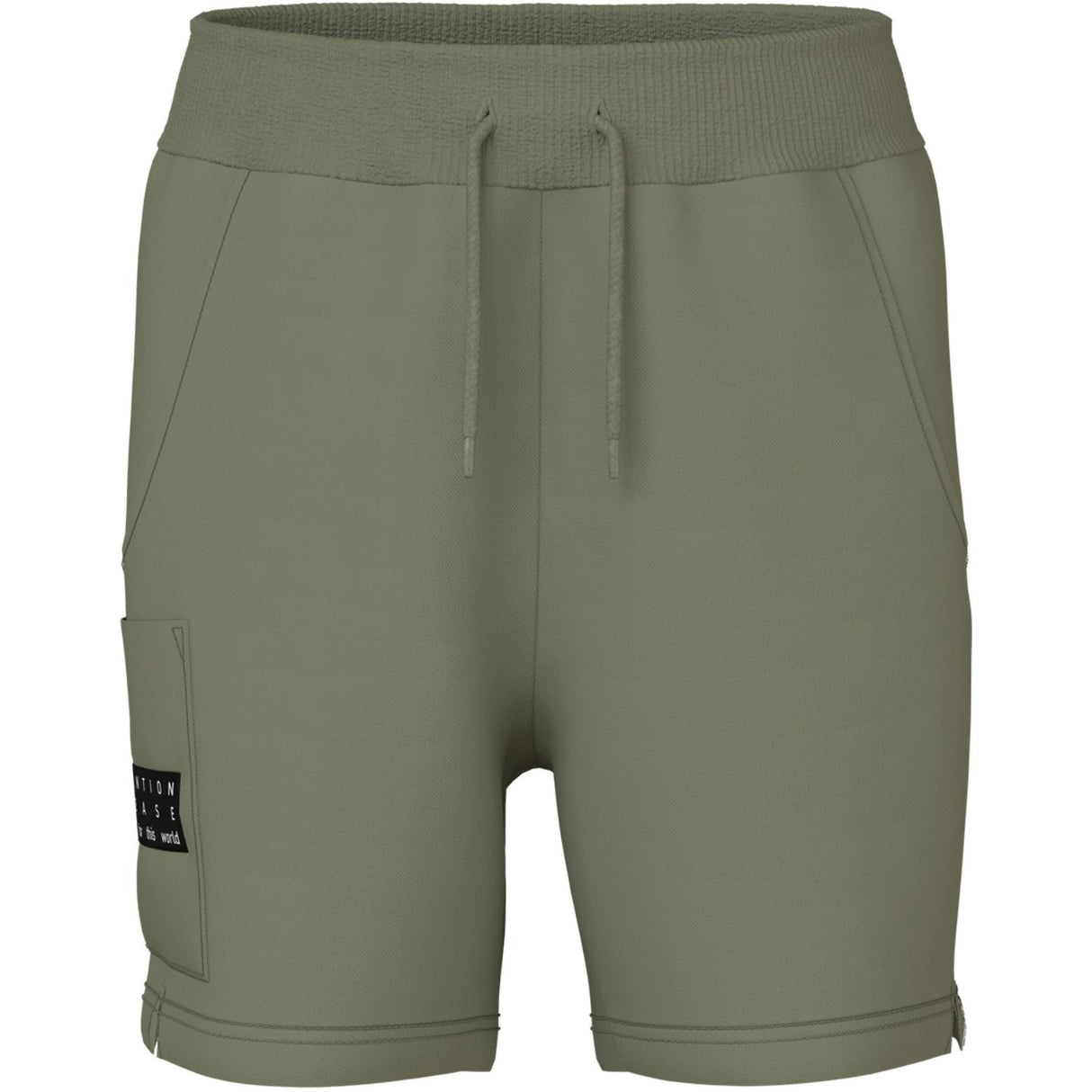 Name It Oil Green Vivasse Lang Sweat Shorts