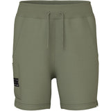 Name It Oil Green Vivasse Lang Sweat Shorts