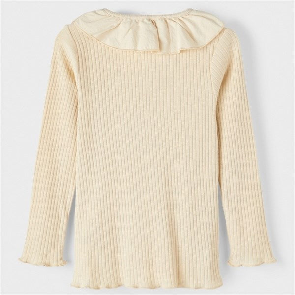 Lil'Atelier Wood Ash Omina Slim Bluse