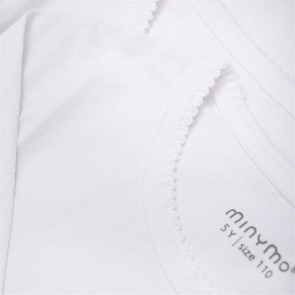 Minymo White Bluse Basis 35 2-pakning