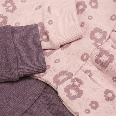 Minymo Misty Rose Sweat Kjole 2-pakning