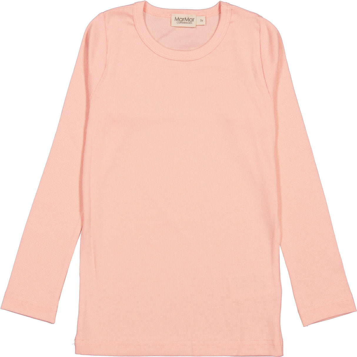 MarMar Modal Fine Rib Soft Coral Tani Bluse