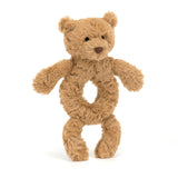 Jellycat Bartholomew Bear Ring Rattle