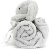 Jellycat Bashful Sølv Bunny Blankie 4