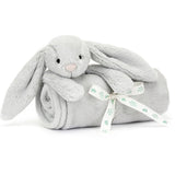 Jellycat Bashful Sølv Bunny Blankie 6