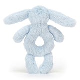 Jellycat Bashful Blue Bunny Ring Rattle