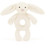 Jellycat Bashful Cream Bunny Ring Rattle