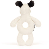 Jellycat Bashful Black & Cream Valp Ring Rattle 4