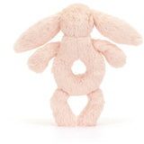 Jellycat Bashful Blush Bunny Ring Rattle