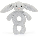 Jellycat Bashful Sølv Bunny Ring Rattle