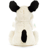 Jellycat Bashful Black & Cream Valp smokk 5