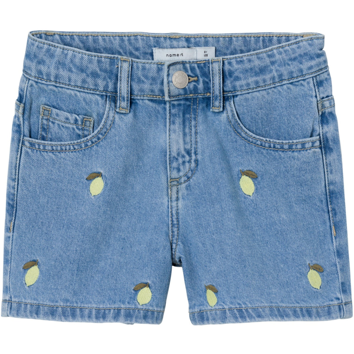 Name It Light Blue Denim Lemon Bella Regular Denim Shorts Noos