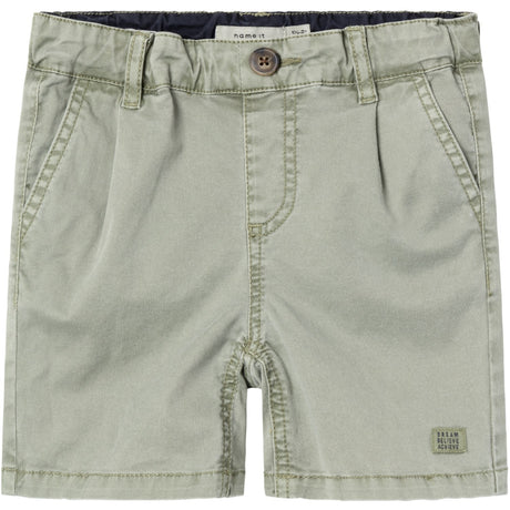 Name It Oil Green Ben Jogger Twill Shorts