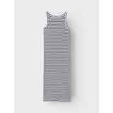 Name It Bright White Black Hobine Maxi Tank Kjole 3