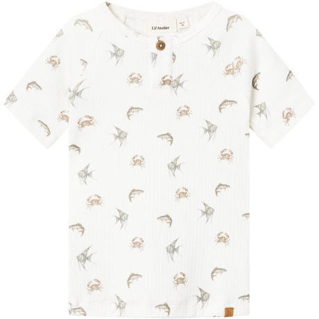 Lil'Atelier Coconut Milk Crab Gio Slim T-Shirt