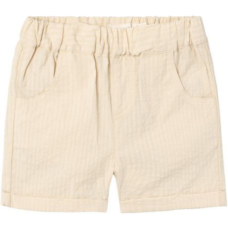 Lil'Atelier Bleached Sand Homan Løse Shorts