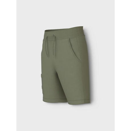 Name It Oil Green Vivasse Lang Sweat Shorts 2