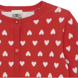 BONTON Jacquard Coeur Rouge Lilet Cardigan 2