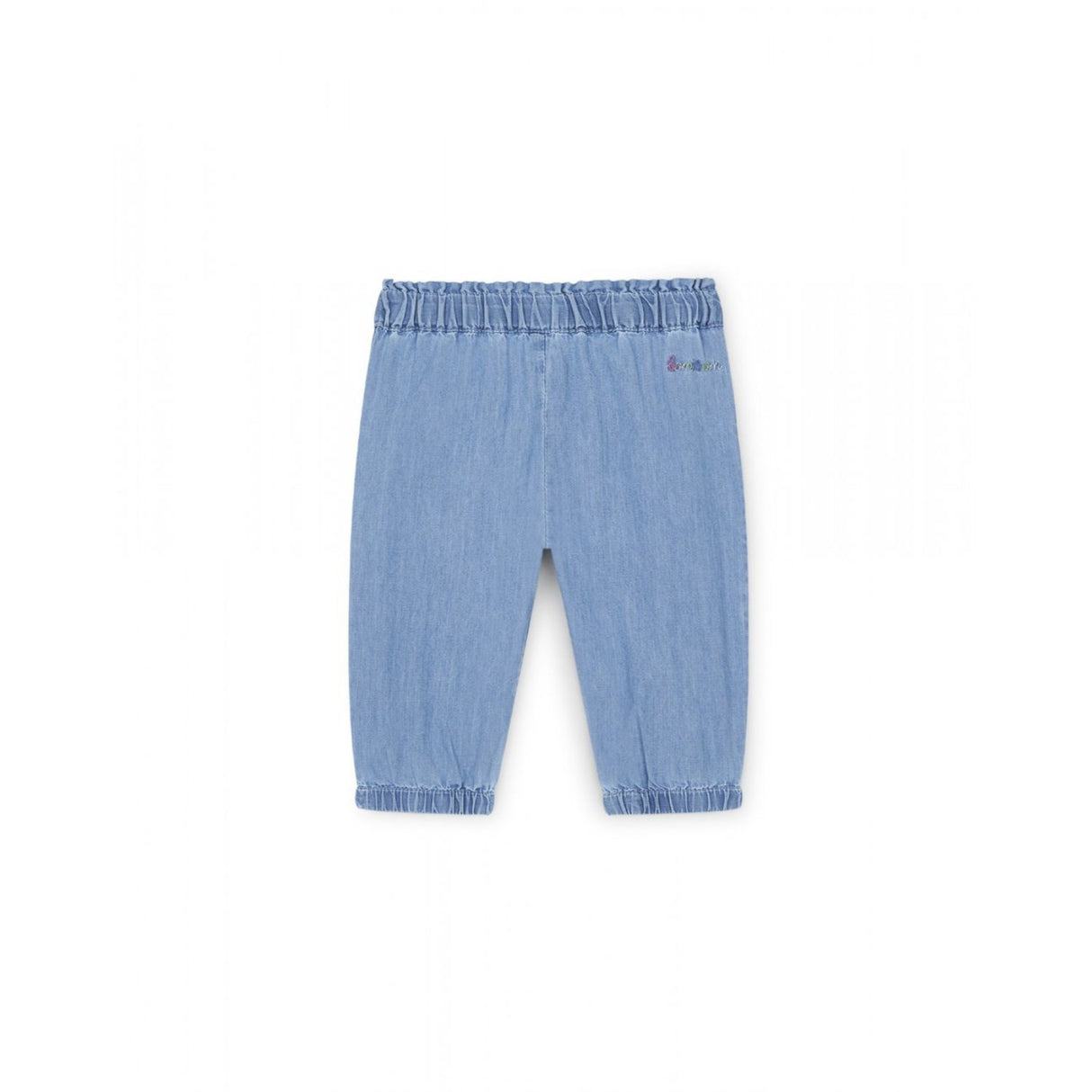 BONTON Chambray Bleu Biscotte Bukser