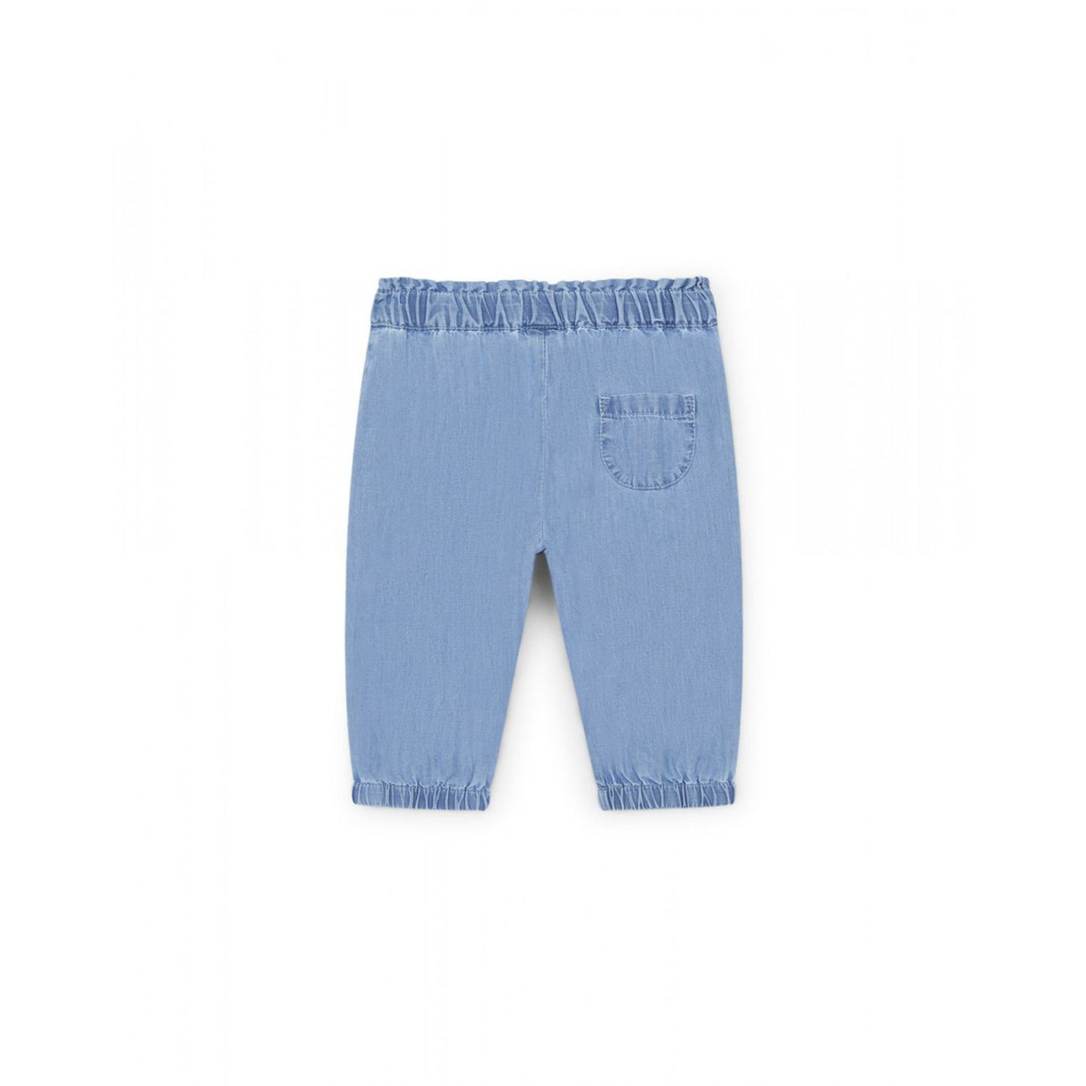 BONTON Chambray Bleu Biscotte Bukser