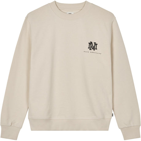 Mads Nørgaard Oatmeal Light Organic Solo Sweatshirt