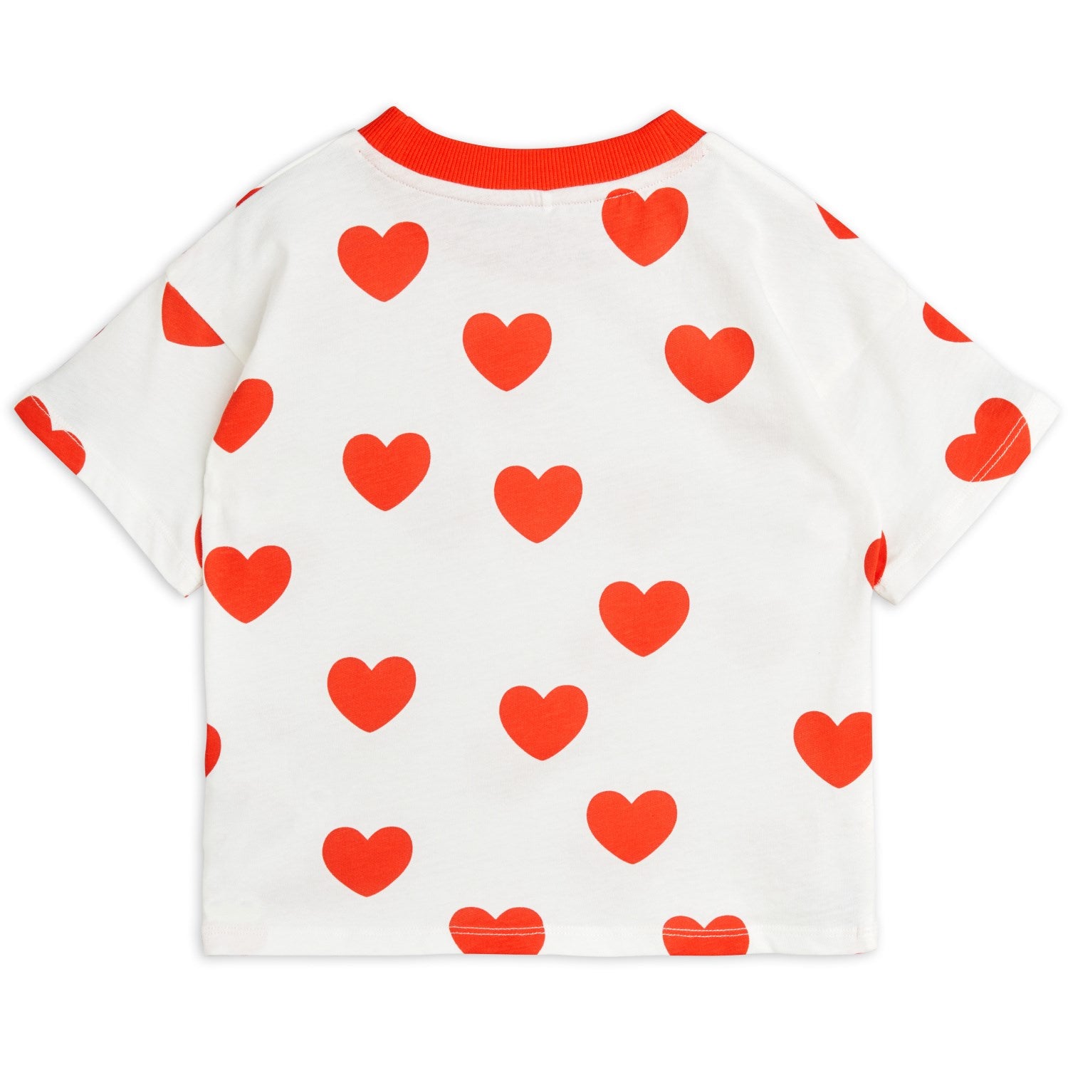 Mini Rodini Red Hearts AOP T-skjorte 4