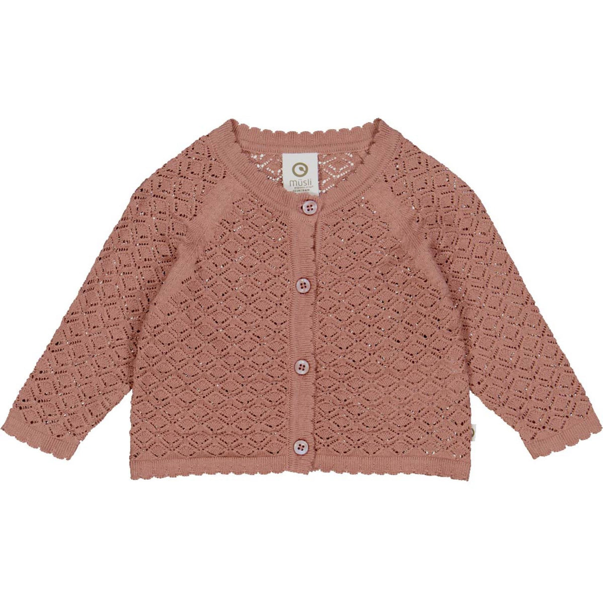 Müsli Daydream strikk Scallop cardigan