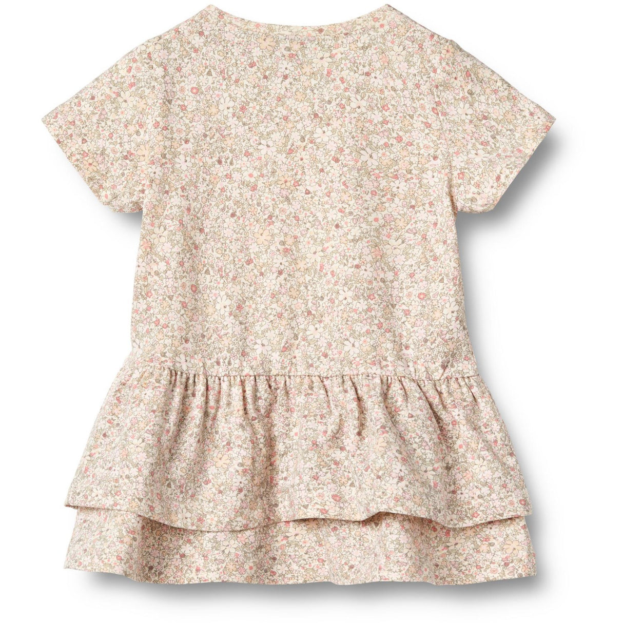 Wheat Cream Flower Meadow Jersey Dress Johanna 3