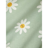 Name It Silt Green Daisy Flowers Vigga Stropp Buksedress Noos 2