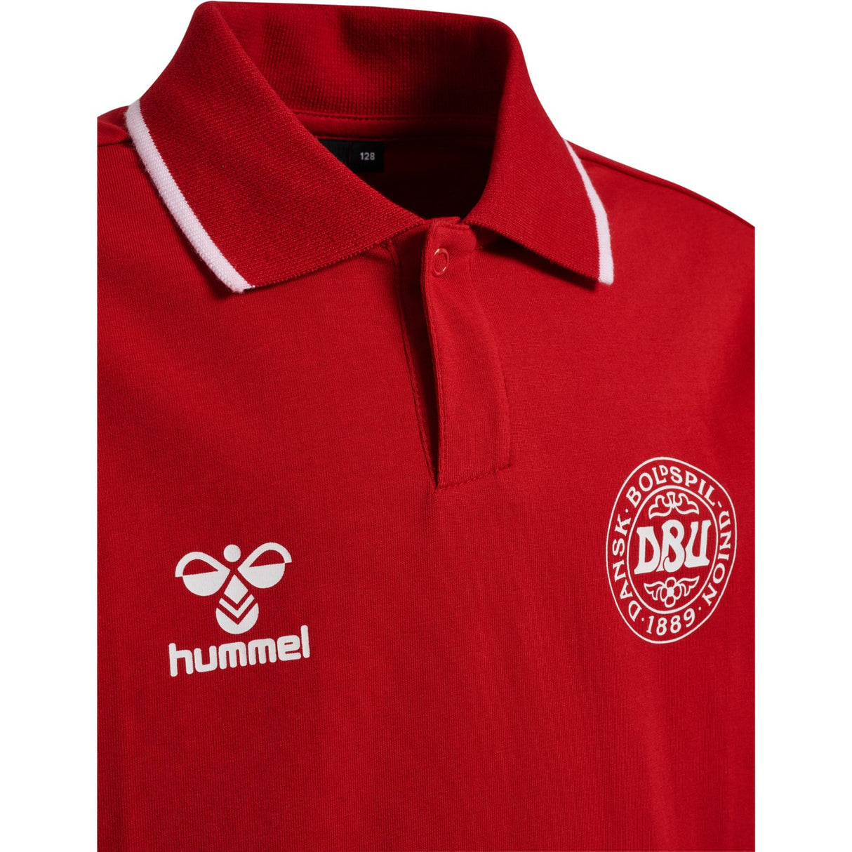 Hummel Chili Pepper DBU Gameday Polo T-skjorte 4