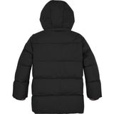 Tommy Hilfiger Black Monotype Ribstop Puffer Jakke