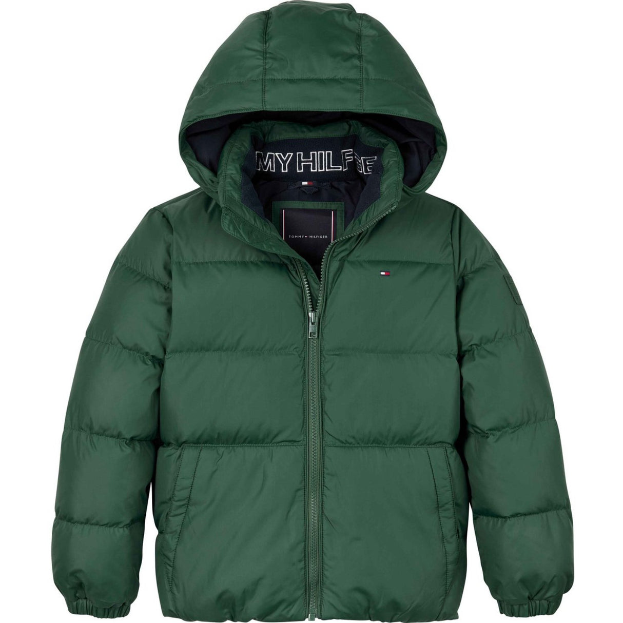 Tommy Hilfiger Ornamental Green Essential Dunjakke