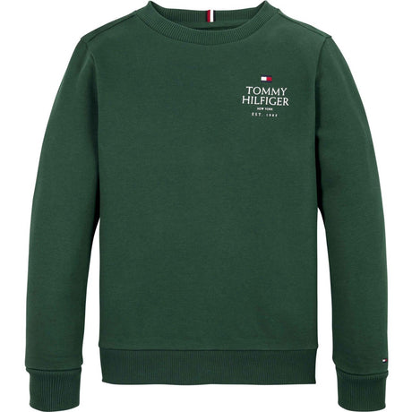 Tommy Hilfiger Ornamental Green Logo Puff Embr Reg Collegegenser