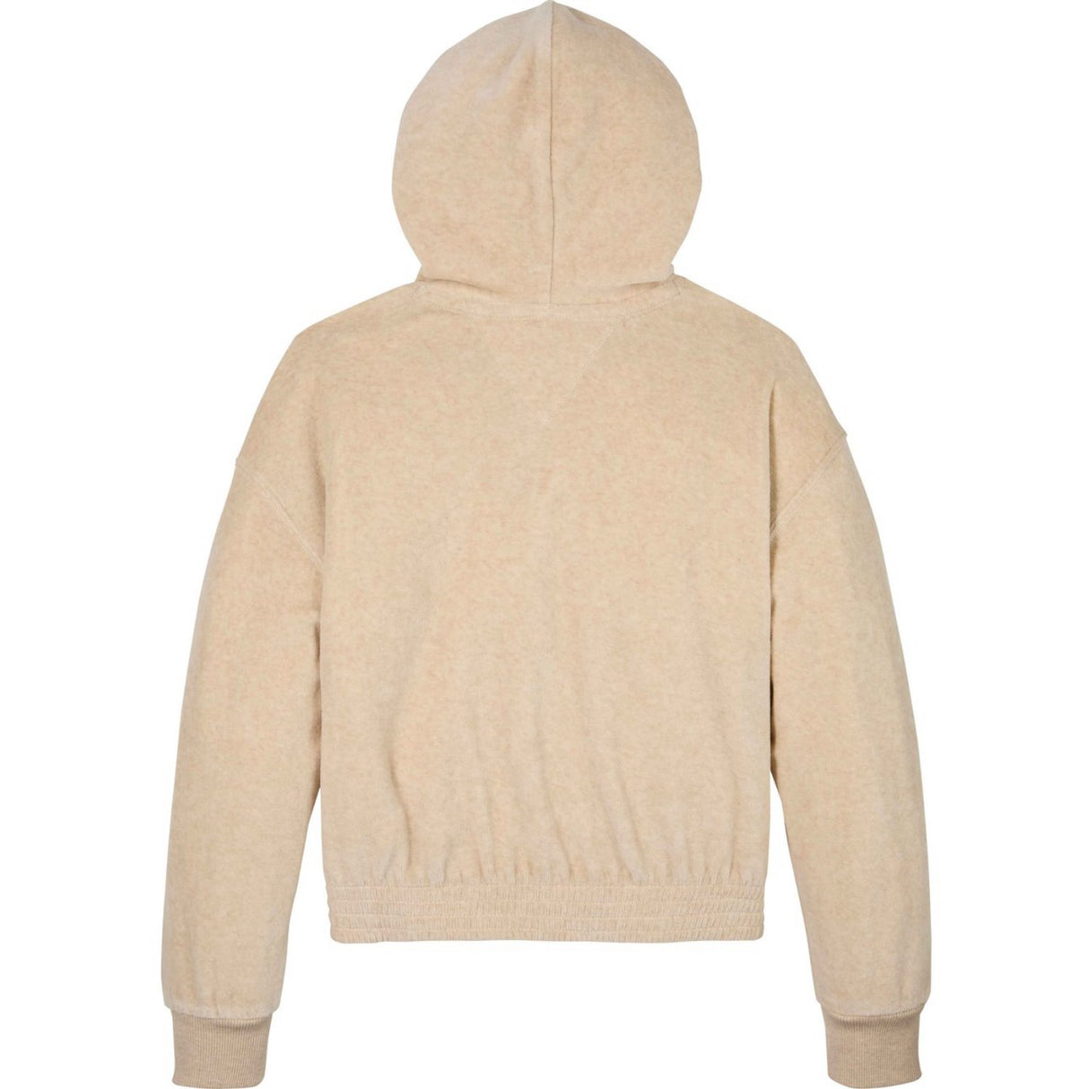 Tommy Hilfiger Heathered Oat Script Velour Hoodie 3