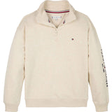 Tommy Hilfiger Calico Heather Essential Half Zip Collegegenser