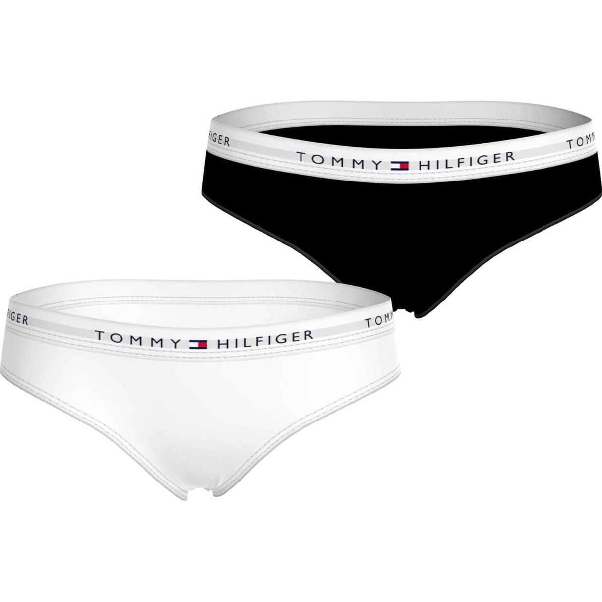 Tommy Hilfiger Black/White 2-Pack Briefs