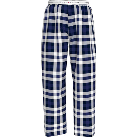 Tommy Hilfiger Heritage Check Midi Blue Ink Flannel Bukser Print