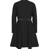 Calvin Klein Ck Black Logo Tape Punto Dress 4