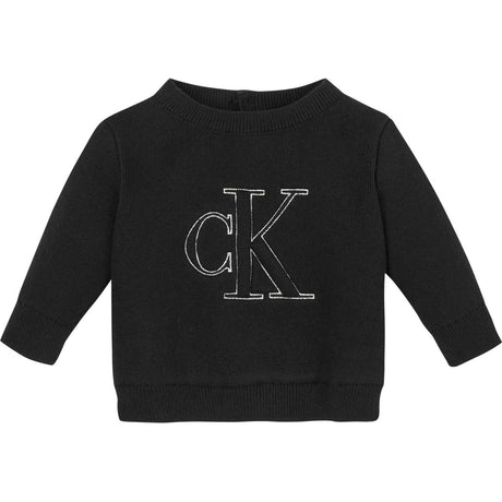 Calvin Klein Ck Black Monogram Logo Collegegenser