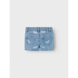 Name It Denim Blue Citrus Rose Regular Denim Shorts