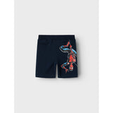 Name It Dark Sapphire Mu Spiderman Long Sweat Shorts