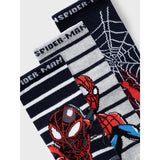 Name It Dark Sapphire Muksi Spiderman Strømper 3-pack