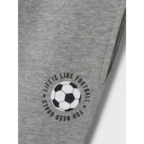 Name It Grey Melange Jefootball Sweatpants 3