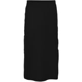 kids ONLY Black Nella Long Side Slit Skjørt