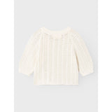 Lil'Atelier Coconut Milk Johanna Wrap Knit 2