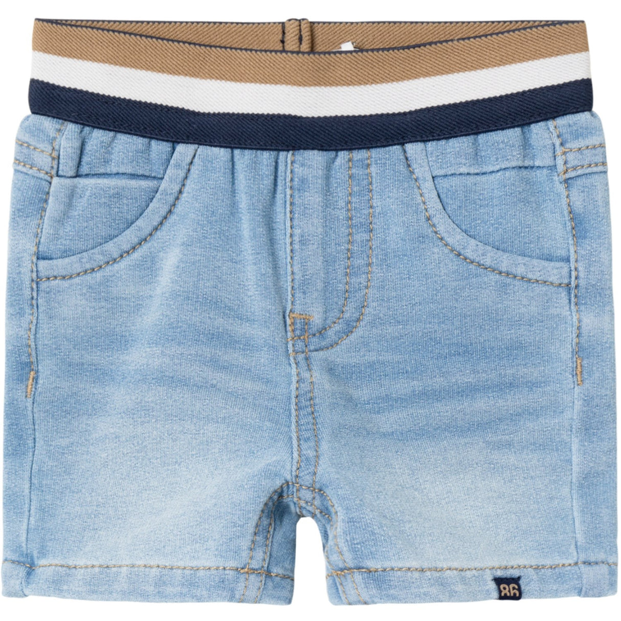 Name It Light Blue Denim Silas Sweat Denim Long Shorts