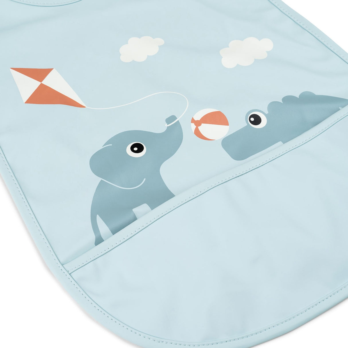 DonebyDeer Bib M/Borrelås Playground Blue