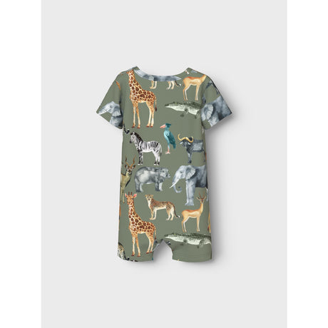 Name It Oil Green Jasen Sunsuit