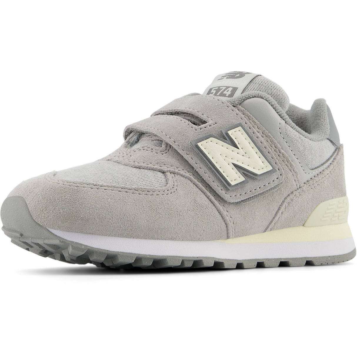 New Balance 574 Kids Hook & Loop Sneakers Concrete